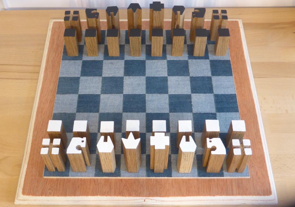 Special chess set "Gilles Art Shop"